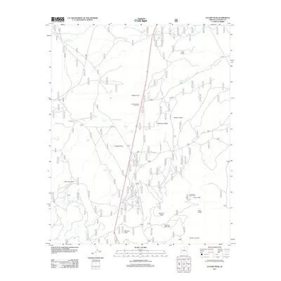 2011 Map of O'Leary Peak, 2011 Print