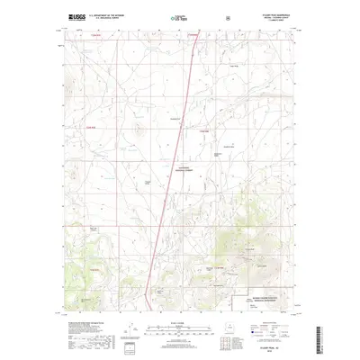 2018 Map of O'Leary Peak, 2018 Print