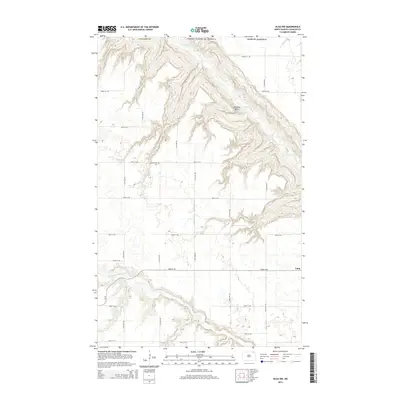 2014 Map of Olga NW, 2014 Print