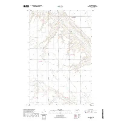 2017 Map of Olga NW, 2017 Print