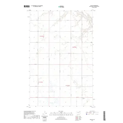 2017 Map of Olga SW, 2017 Print