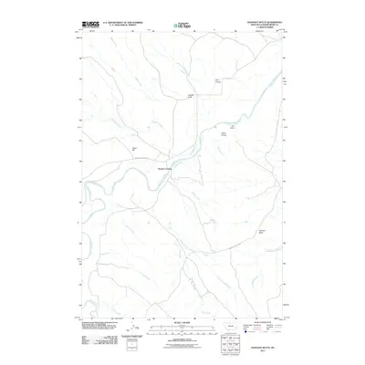 2011 Map of Oliphant Butte, 2011 Print