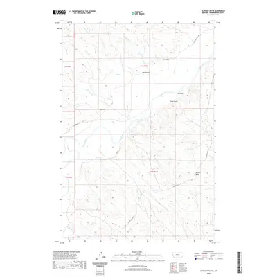 2020 Map of Oliphant Butte, 2020 Print