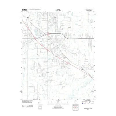 2012 Map of Olive Branch, 2012 Print