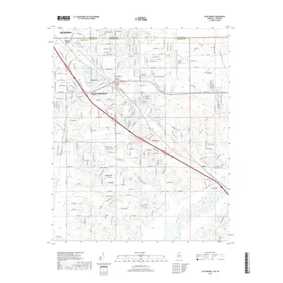 2018 Map of Olive Branch, 2018 Print