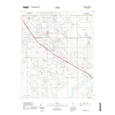 2021 Map of Olive Branch, 2021 Print