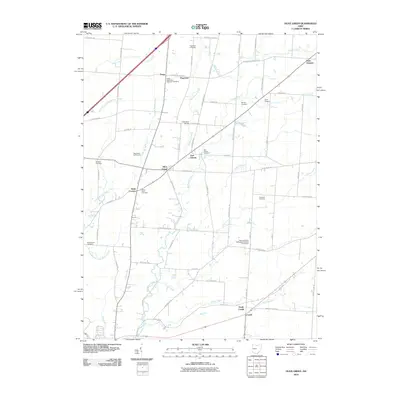 2010 Map of Olive Green, 2010 Print