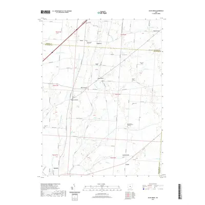 2019 Map of Olive Green, 2019 Print