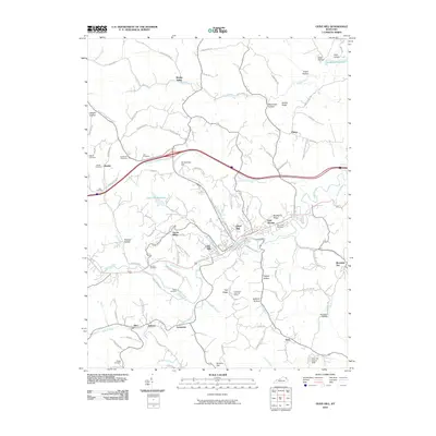 2010 Map of Olive Hill, 2010 Print