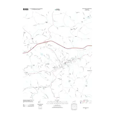 2013 Map of Olive Hill, 2013 Print