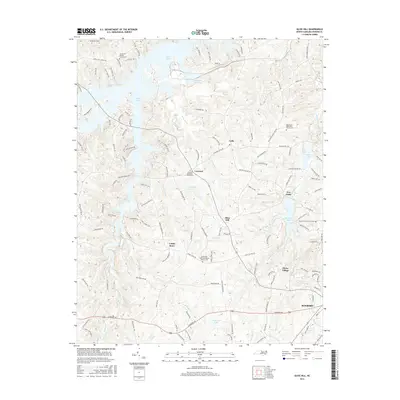 2016 Map of Olive Hill, 2016 Print