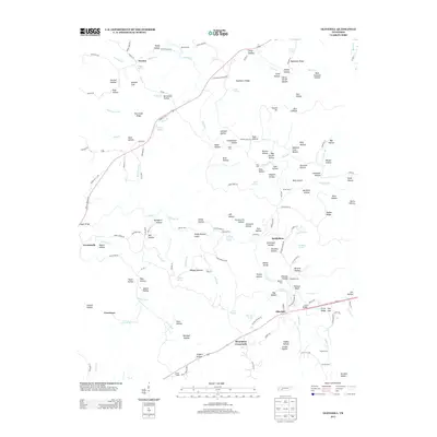 2013 Map of Olivehill, 2013 Print
