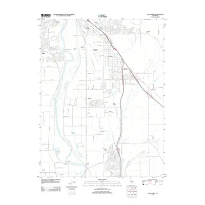 2012 Map of Olivehurst, 2012 Print