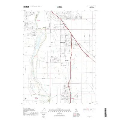 2018 Map of Olivehurst, 2018 Print