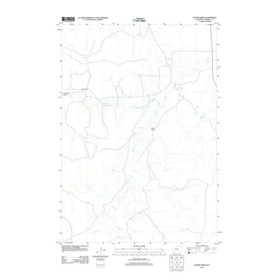 2012 Map of Oliver Draw, 2012 Print