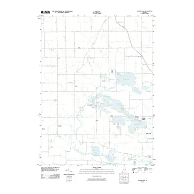 2010 Map of Oliver Lake, 2010 Print
