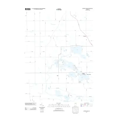 2013 Map of Oliver Lake, 2013 Print