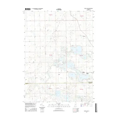 2016 Map of Oliver Lake, 2016 Print