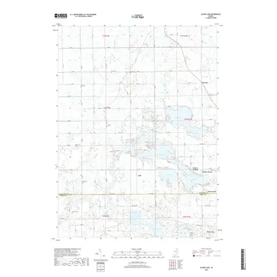 2019 Map of Oliver Lake, 2019 Print