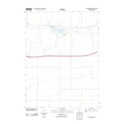 2011 Map of Oliver Reservoir, 2011 Print