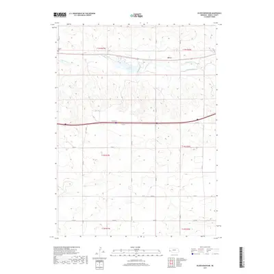 2017 Map of Oliver Reservoir, 2017 Print