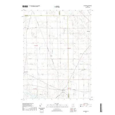 2019 Map of Olivesburg, 2019 Print