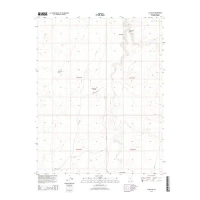2014 Map of Oljato NE, 2014 Print
