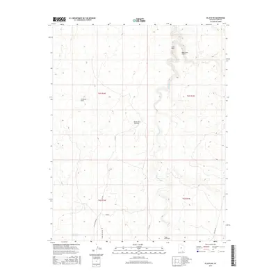 2017 Map of Oljato NE, 2017 Print