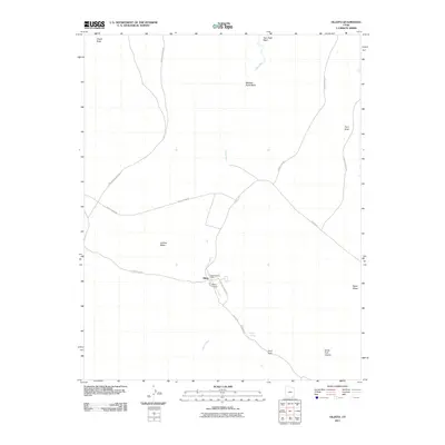 2011 Map of Oljato, 2011 Print