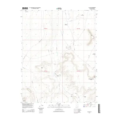 2014 Map of Oljato, 2014 Print