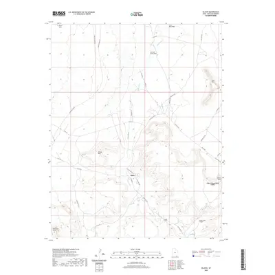 2020 Map of Oljato, 2020 Print
