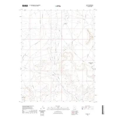 2023 Map of Oljato, 2023 Print