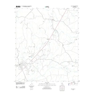 2012 Map of Olla East, 2012 Print