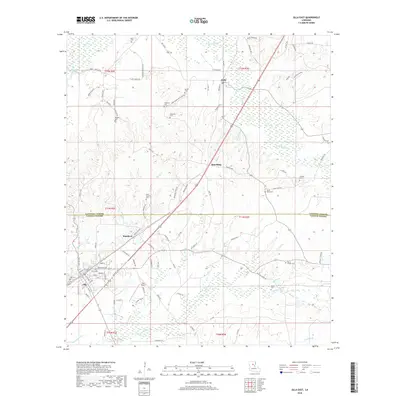 2018 Map of Olla East, 2018 Print