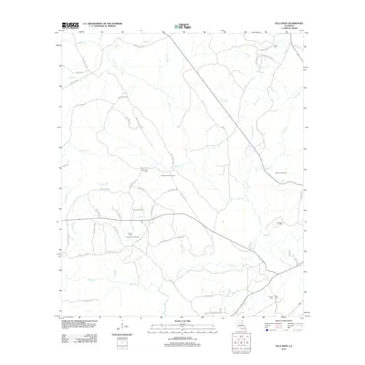 2012 Map of Olla West, 2012 Print
