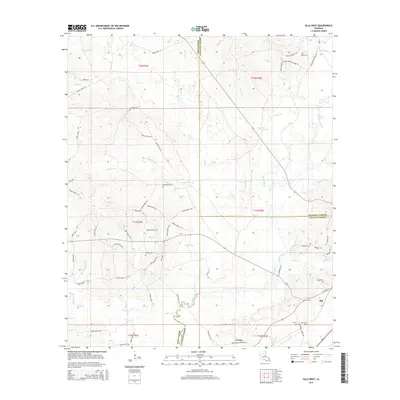 2015 Map of Olla West, 2015 Print