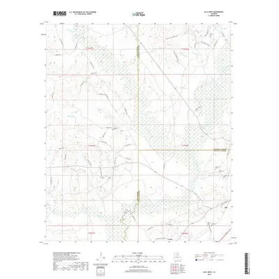 2018 Map of Olla West, 2018 Print