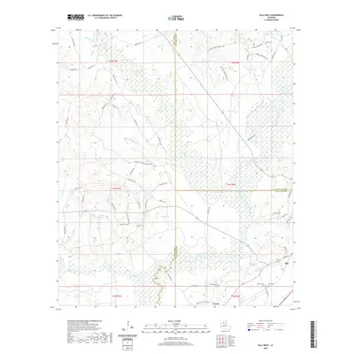 2020 Map of Olla West, 2020 Print