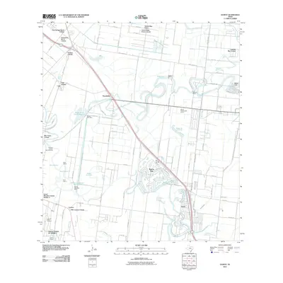 2010 Map of Olmito, 2010 Print