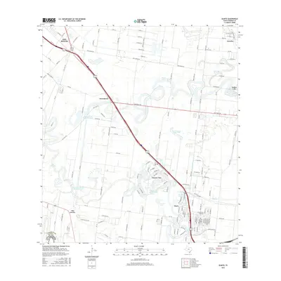 2016 Map of Olmito, 2016 Print