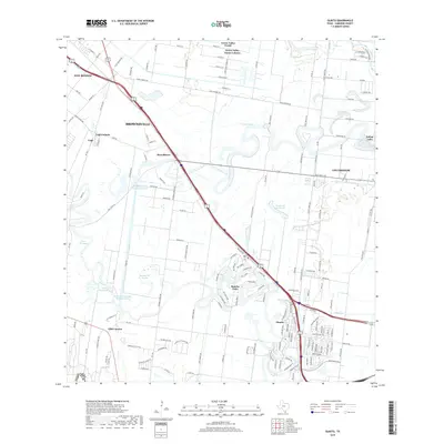 2019 Map of Olmito, 2019 Print