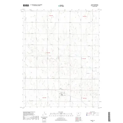 2018 Map of Olmitz, 2018 Print
