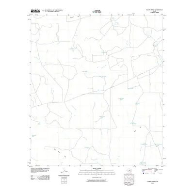 2010 Map of Olmos Creek, 2010 Print