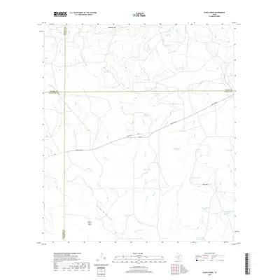 2019 Map of Olmos Creek, 2019 Print