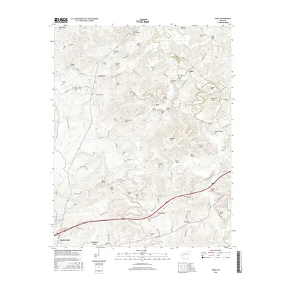 2016 Map of Olney, 2016 Print
