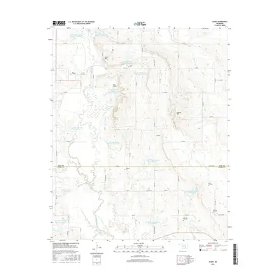 2016 Map of Olney, 2016 Print