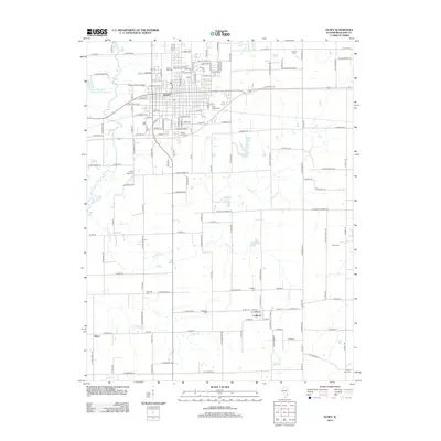 2012 Map of Olney, 2012 Print
