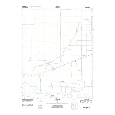 2010 Map of Olney Springs, 2010 Print