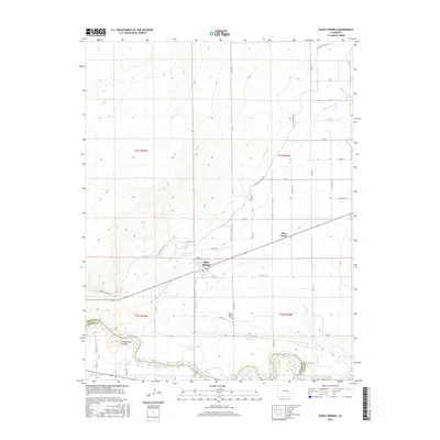 2016 Map of Olney Springs, 2016 Print