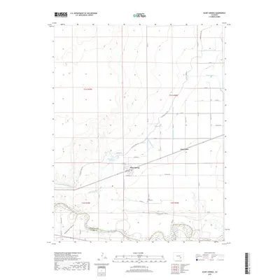 2019 Map of Olney Springs, 2019 Print